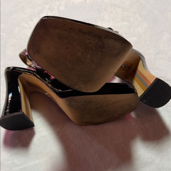 Sam Edelman Black Patent Slingback Heels - Picture 4 of 7